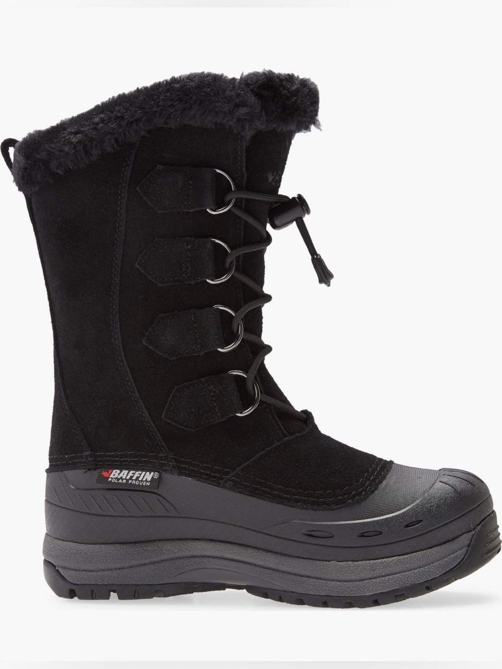 New with Box Baffin Chloe Waterproof Winter Boot with Faux Fur Trim Sz 10